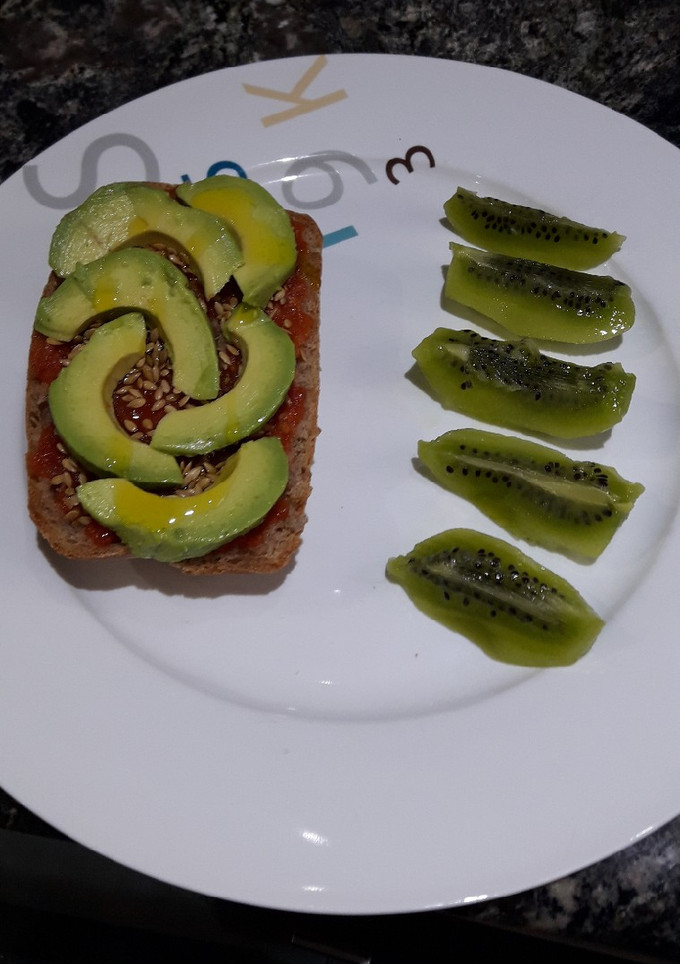 Una foto de Desayuno rico en fibra
