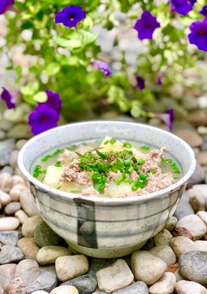 Hình của món Canh Khoai Từ Nấu Tôm Thịt.