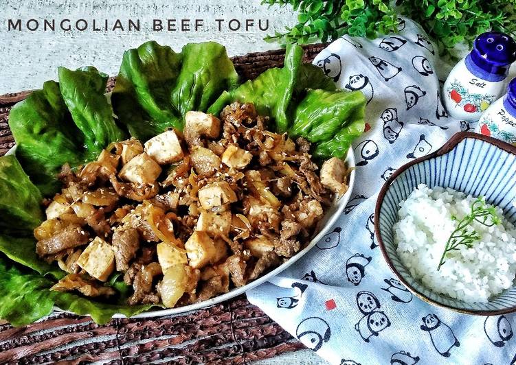 3.Mongolian Beef Tofu #rabubaru #bikinramadanberkesan