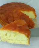 Torta invertida de manzana