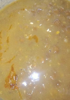A picture of Chana aloo dal.