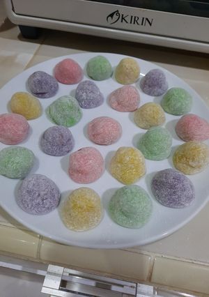 Foto resep Mochi rainbow