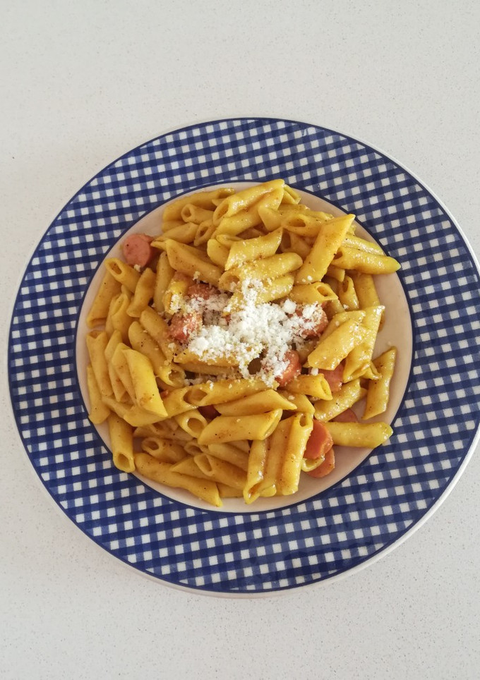 Una foto de Macarrones con curry express (Olla Gm g)