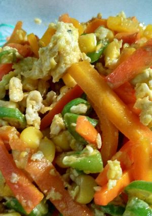 Foto resep Orak arik telur pelangi
