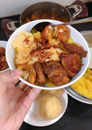 Hình của món Xôi xéo.
