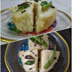 A picture of Semolina Dhokla.