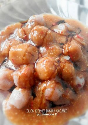 Foto resep Cilok kornet bumbu kacang