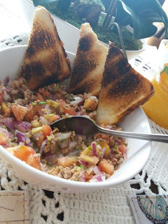 Una foto de Ceviche de atún