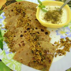 Keema & Couscous Paratha A picture of Keema & Couscous Paratha.