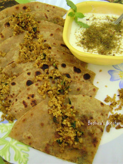 A picture of Keema & Couscous Paratha.
