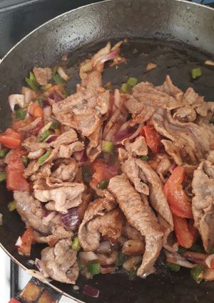 Una foto de Bistec