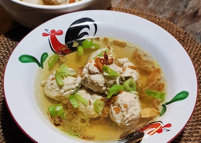 Resep Bakso Ayam Tanpa Tepung Kuah Kaldu Oleh Empat Tangan Memasak Cookpad 7215