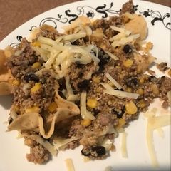 A picture of Spicy ground chicken.