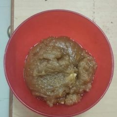 A picture of Wheat flour halwa.