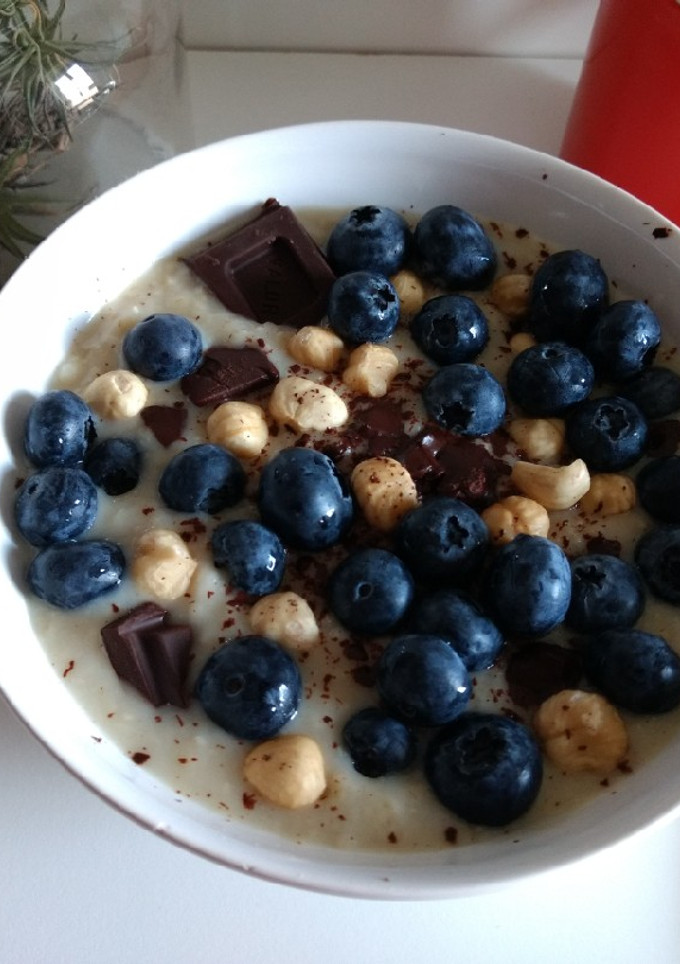 Una foto de Porridge Choco-aran-llanas