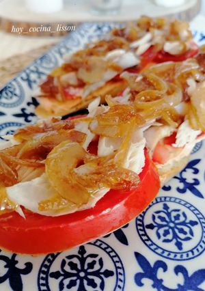 Una foto de Tosta picante de caballa