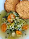 Zuppa di porri e carote