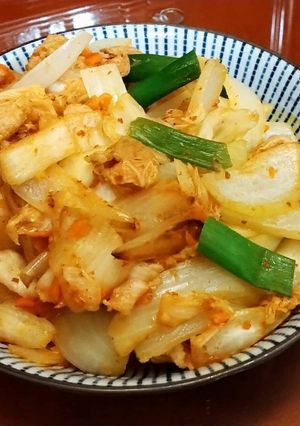 泡菜炒豬肉 的食譜成品照片