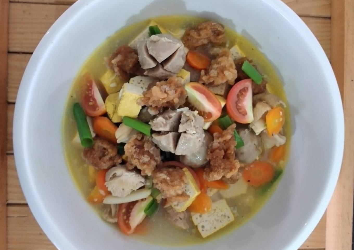 Sop Bakso Sayuran