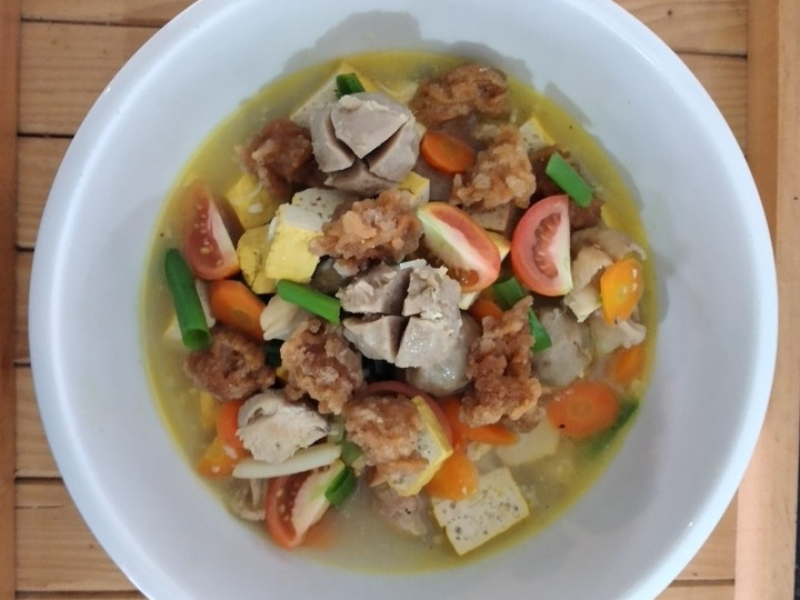 Resep Sop Bakso Sayuran yang Bikin Ngiler