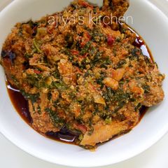 A picture of Egusi soup.