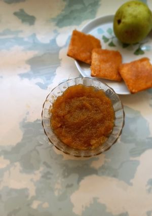 A picture of Babugosha (pear) jam.
