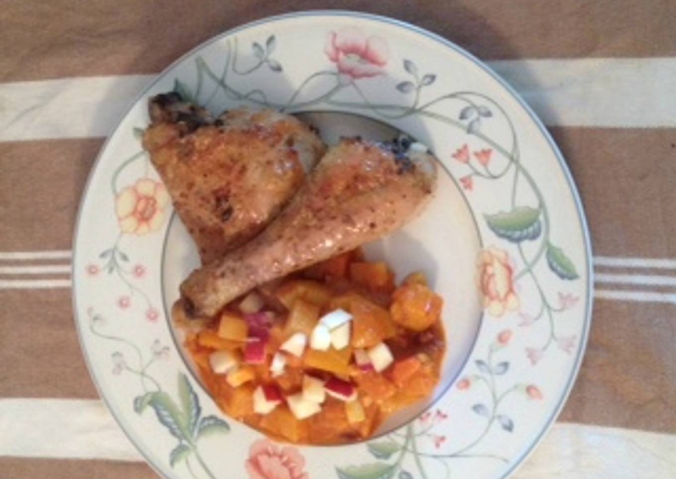 Poulet mariné aux Epices et Légumes Korma