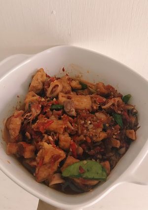 Foto resep Cumi Tahu Pedas