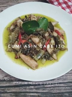 Foto resep Sambel ijo cumi asin
