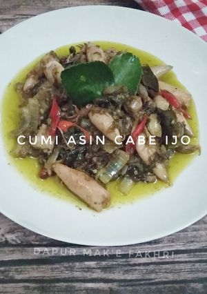 Foto resep Sambel ijo cumi asin