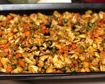 Latest Recipe Baked cauliflowercarrot and peas sabji
hmf breakfast post no 3 Very Delicious