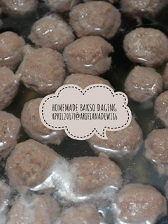 Foto resep Homemade Bakso Daging