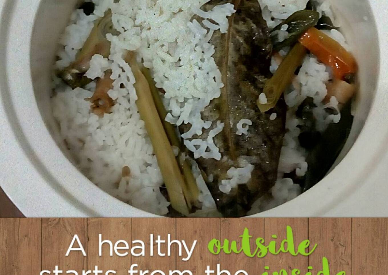 Nasi cumi asin (slow tuna)