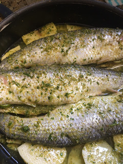 صورة لوصفة صينيه سمك بالبطاطس(صنع في اسكندريه)