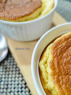Una foto de Soufflé de queso