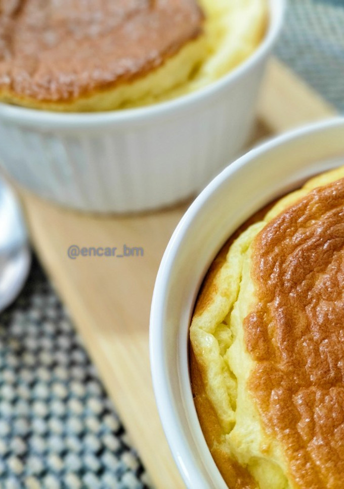 Una foto de Soufflé de queso