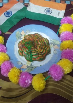 तिरंगा ढोकला (Tiranga Dhokla recipe in hindi) रेसिपी मुख्य फोटो