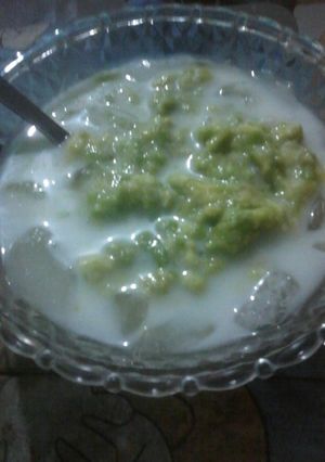 Foto resep Es susu dan alpukat