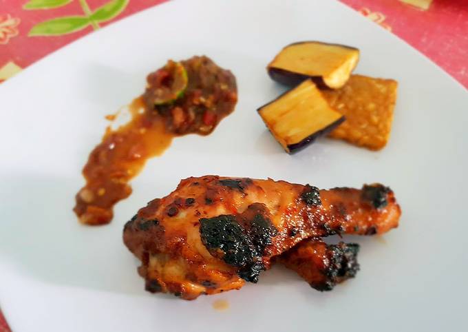 Ayam Bakar Bumbu rujak + sambel terasi Endolllss