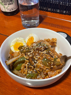 A picture of Crispy Pan Fried Ramen.