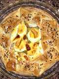 Tarta de soja y vegetales