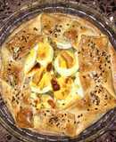 Tarta de soja y vegetales