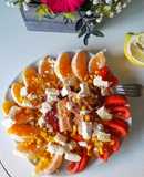 Ensalada de naranja con aliño de lima