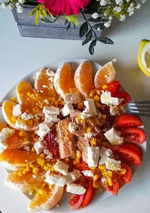 Foto principal de Ensalada de naranja con aliño de lima