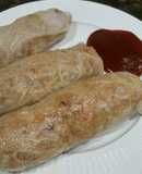 Brad's fried pork spring rolls