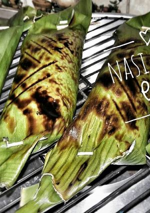 Foto resep Nasi bakar ayam suir