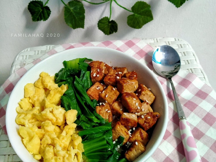 Cara Gampang Menyiapkan Tofu Teriyaki Rice Bowl, Menggugah Selera