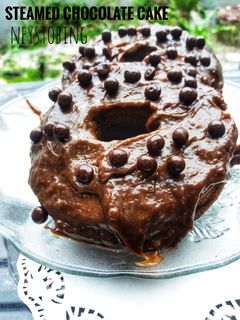 Foto resep Steamed Chocolate Cake (No mixer)