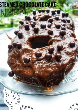 Foto resep Steamed Chocolate Cake (No mixer)