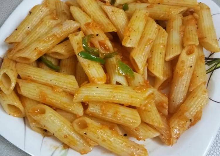 Steps to Prepare Quick Red Sauce Pasta